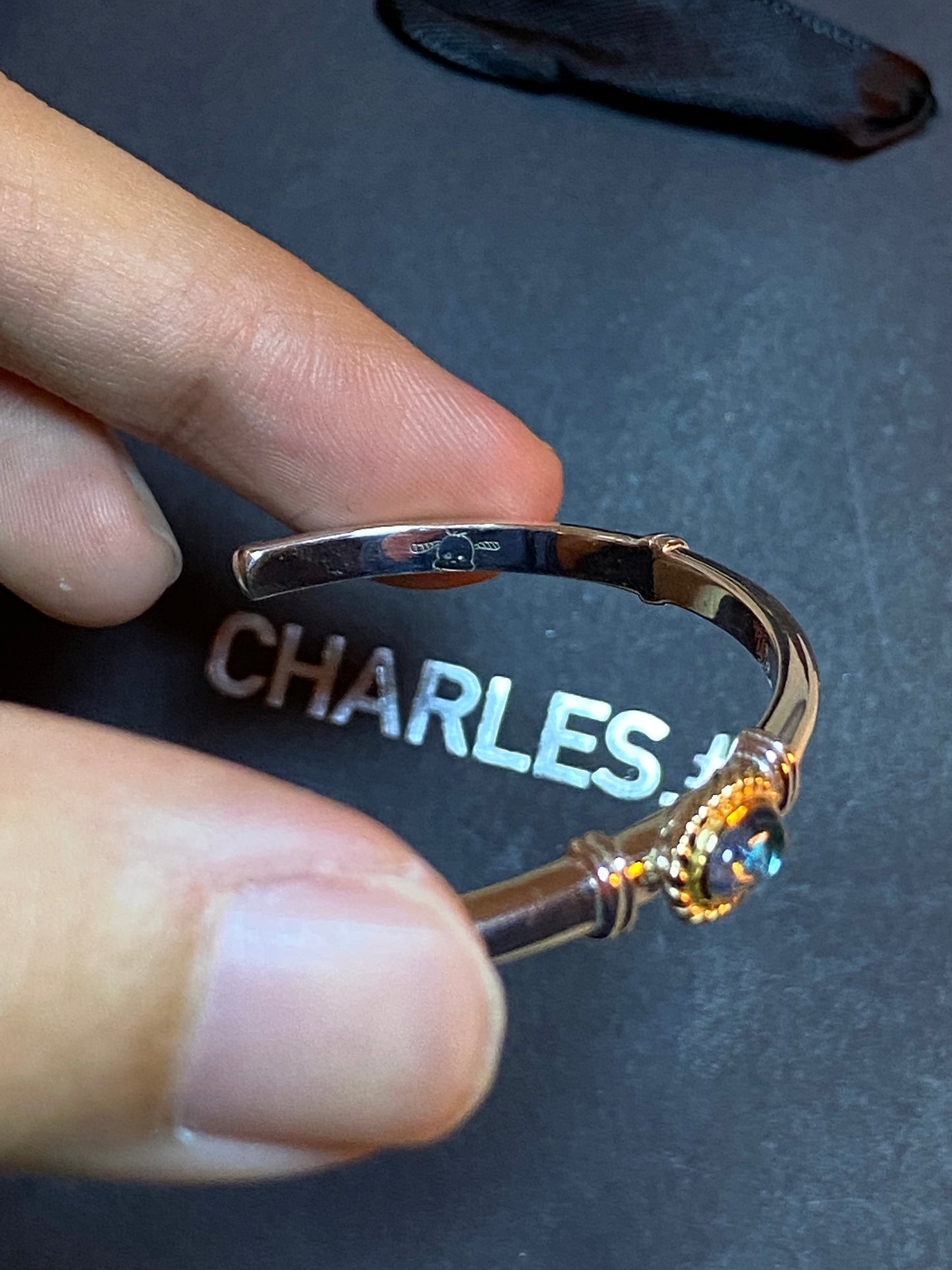 金繩Topaz甲丸手鈪